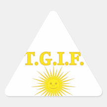 T.G.I.F. PEGATINAS DE TRIANGULADAS