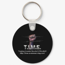 T.I.M.E. Keychain - Hand on a Wire
