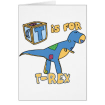 T is for T-Rex Card by PatchworkPals T is for T-Rex Card