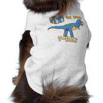 T is for T-Rex Dog Shirt pet clothing