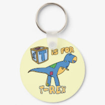 T is for T-Rex Keychain by PatchworkPals T is for T-Rex Keychain