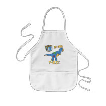 T is for T-Rex Kids Apron by PatchworkPals T is for T-Rex Kids Apron