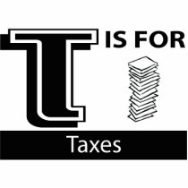 T Is For Taxes photo sculptures by busybees T Is For Taxes photo sculptures