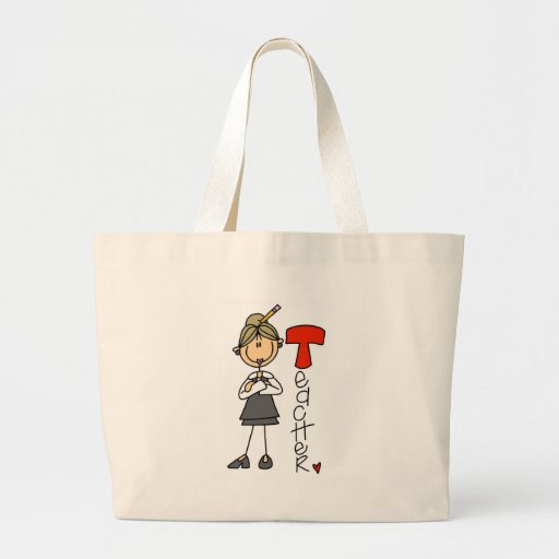 T is for Teacher Canvas Bags