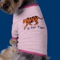 T is for Tiger pet clothing