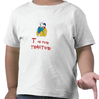 T is for Tractor shirt