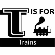 T Is For Trains photo sculptures by busybees T Is For Trains photo sculptures