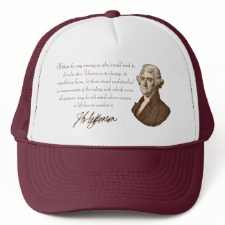 T. Jefferson: Opinion & Reason - Hat #2 hat