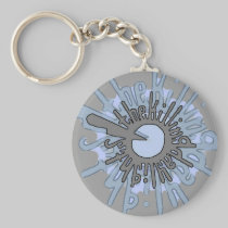 T.K.D. Grey Blue keychains