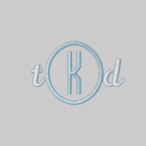 T.K.D. Zip-Up embroidered shirts