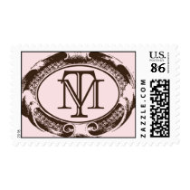T & M monogram vintage Stamp