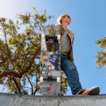 T-Minus 10 Seconds Skateboard by Xanemos T-Minus 10 Seconds Skateboard