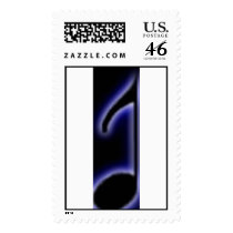 T Music Note Logo postage by StlCityMusic T Music Note Logo postage