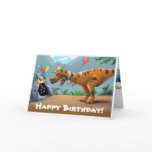 T-Rex Birtday Card