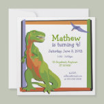 T-REX Birthday Invitation