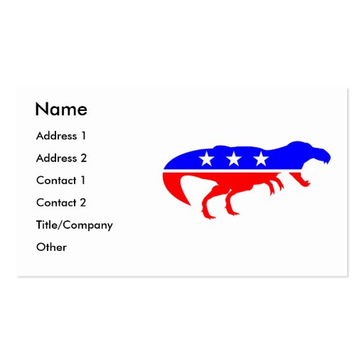 T-Rex Business Cards