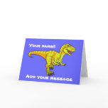 T-Rex cartoon Card