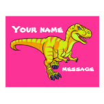 T-Rex cartoon Post Cards