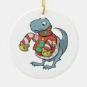 T. Rex Christmas Sweater Ornament