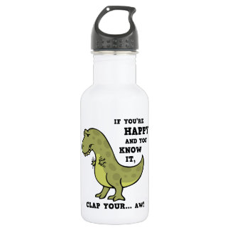 dinosaur stainless steel water bottles