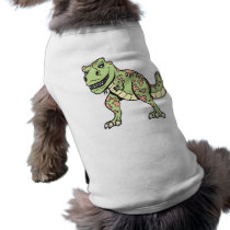T-rex!  Customizable! Doggie T-shirt
