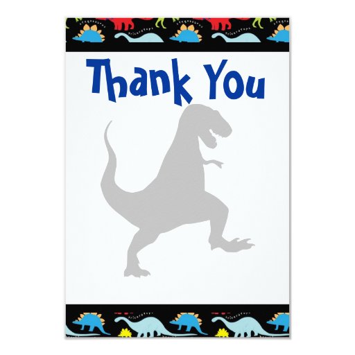 t-rex-dinosaur-birthday-party-thank-you-cards-zazzle