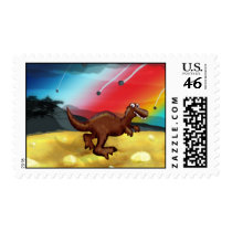 T-Rex Dinosaur Illustration Postage postage by haywiregraphics T-Rex Dinosaur Illustration Postage postage