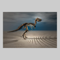 T. rex Dinosaur Skeleton poster posters
