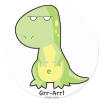 T-Rex Grr Arr Sticker