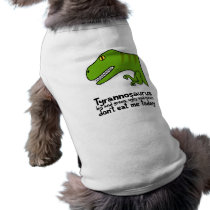 T-Rex Haiku pet clothing
