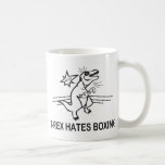 T Rex Hates Boxing mugs