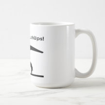 T-Rex Hates Pushups Push ups Humor Funny Coffee Mug