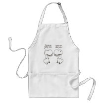 T-rex love apron
