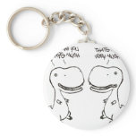 T-rex love keychain