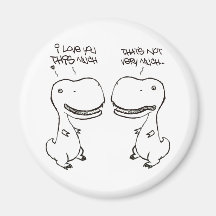T-rex love magnet
