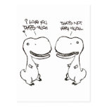 T-rex love post cards