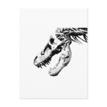 t-rex post card