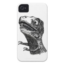 T-Rex Rage Meme - iPhone 4/4S Case Case-Mate iPhone 4 Case