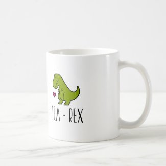 T-Rex tea mug