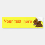 T-Rex Tyrannosaurus Rex Scary Cartoon Dinosaur Bumper Stickers