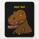 T-Rex Tyrannosaurus Rex Scary Cartoon Dinosaur Mouse Pads