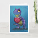 T-Rex Valentine card
