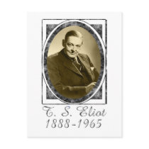 T.S. Eliot Post Card