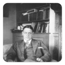 T.S. Eliot Square Stickers