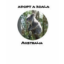 T-Shirt  ADOPT A KOALA, Australia - Customized