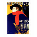 T-Shirt: Aristide Bruant by Toulouse-Lautrec by VintageCabaret T-Shirt: Aristide Bruant by Toulouse-Lautrec