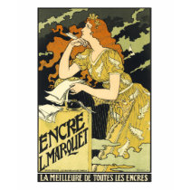 T-Shirt: Art Nouveau Vintage Art by VintageCabaret T-Shirt: Art Nouveau Vintage Art
