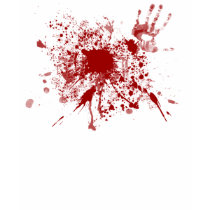 T-Shirt Blood Splatter by alexandercross T-Shirt Blood Splatter