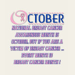 T-Shirt - Breast Cancer Month
