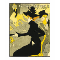 T-Shirt: Divan Japonais by Toulouse-Lautrec by VintageCabaret T-Shirt: Divan Japonais by Toulouse-Lautrec